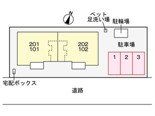 メゾン　ミモザⅡの物件外観写真